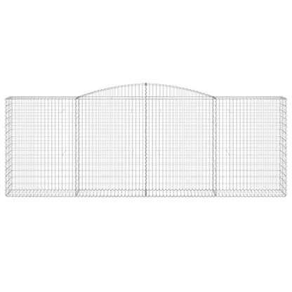 Cestas Gaviones 6 Uds Forma De Arco Hierro 400x50x140/160 Cm_3