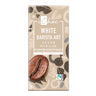 Barra de chocolate branco vegan Fairtrade Barista com café crocante iChoc 80g