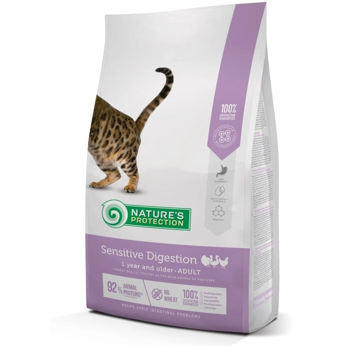 Nature's Protection Cat Sensitive Digestion Alimento para Aves para gatos 2 Kg
