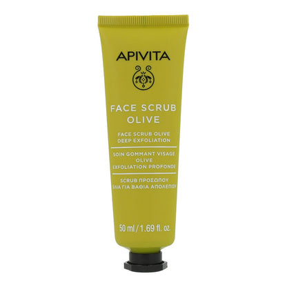 Máscara Facial Esfoliante Profunda Apivita com Oliva 50 ml