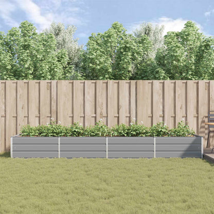 Jardinera Gris Claro 385 X 100 X 45 Cm Acero Galvanizado_3