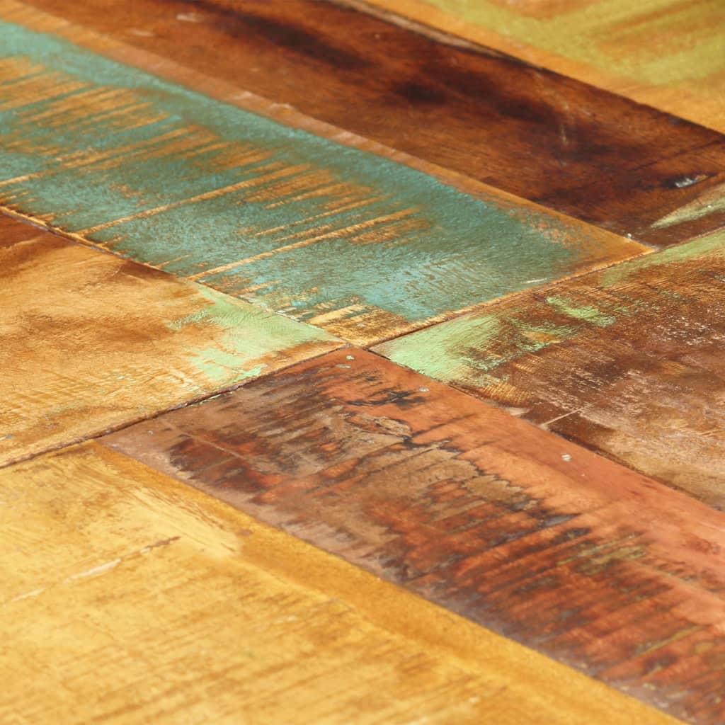 Mesa De Comedor De Madera Maciza Reciclada 160x90x75 Cm_2