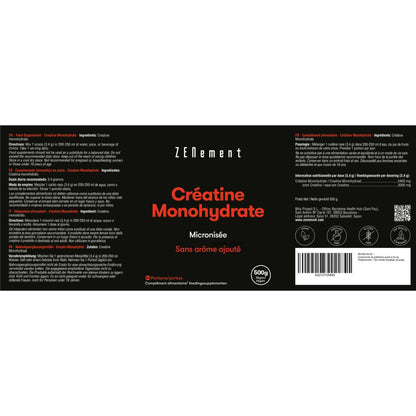 Zenement Creatina Monohidratada, 500 g
