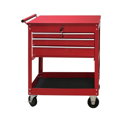 Carro Portaherramientas Metalico 86x44x99 Cm. Con 4 Cajones Y 2 Bandejas_0
