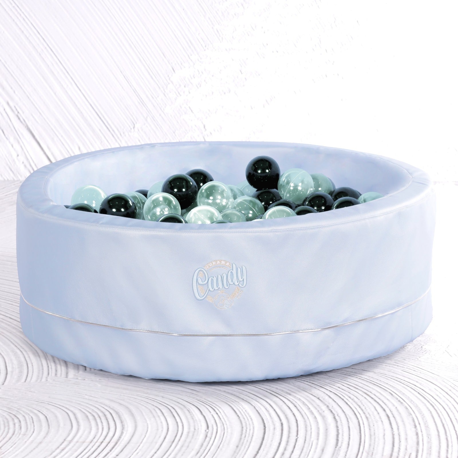 Piscina De Bolas Polipiel Candy Azul Claro_0