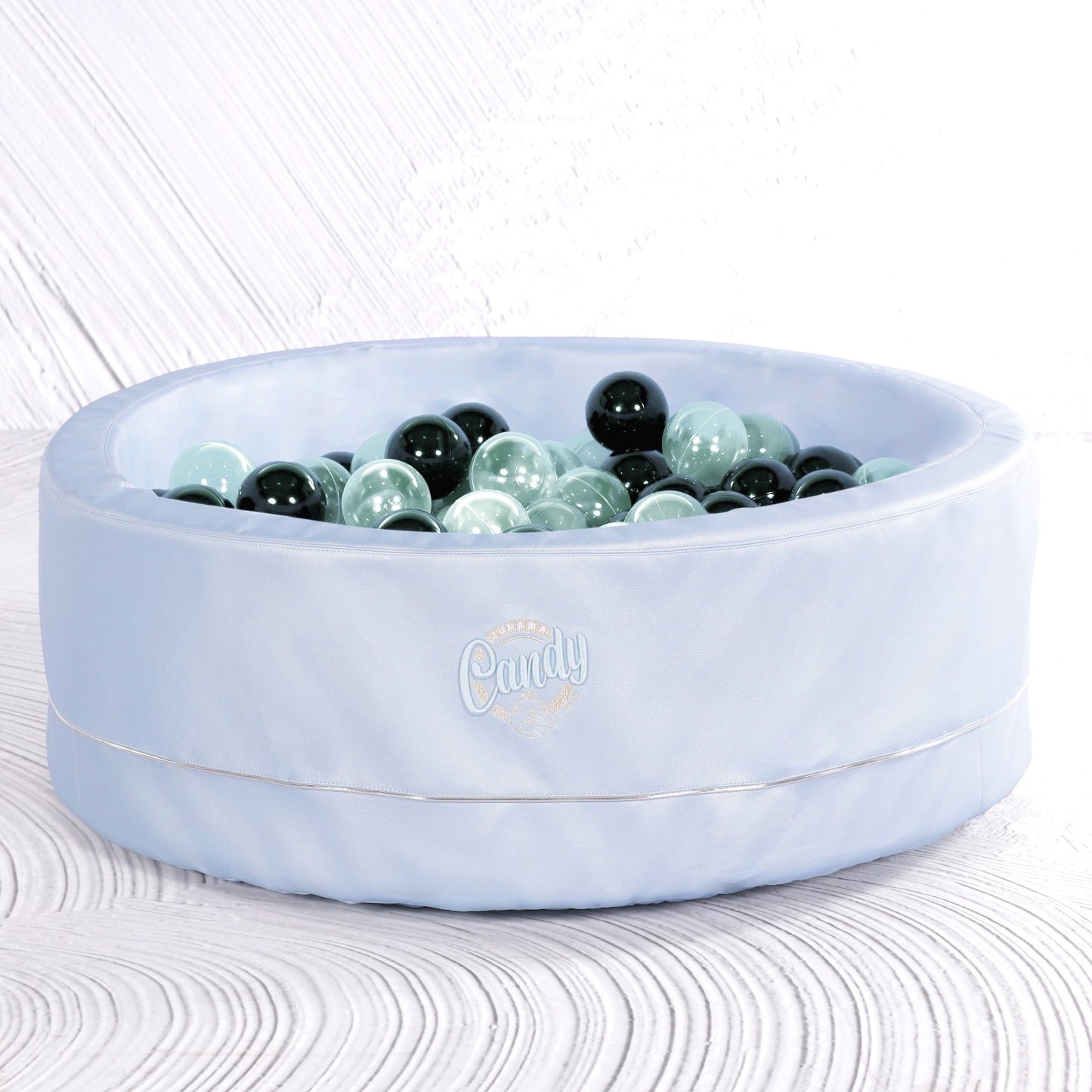 Piscina De Bolas Polipiel Candy Azul Claro_0