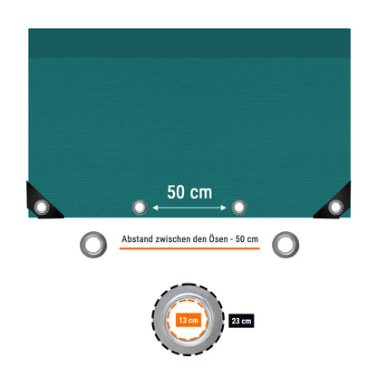 Lona Impermeable Pvc 650 G/m², Lona Para Cubrir, Verde, Resistente, 1,5 X 10m (15m²)_4