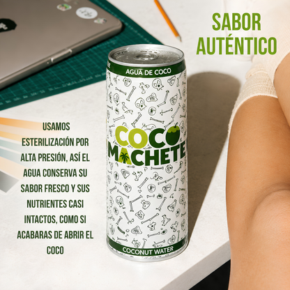 Agua De Coco Natural 100%, Pack 12 Latas X 310 Ml_3