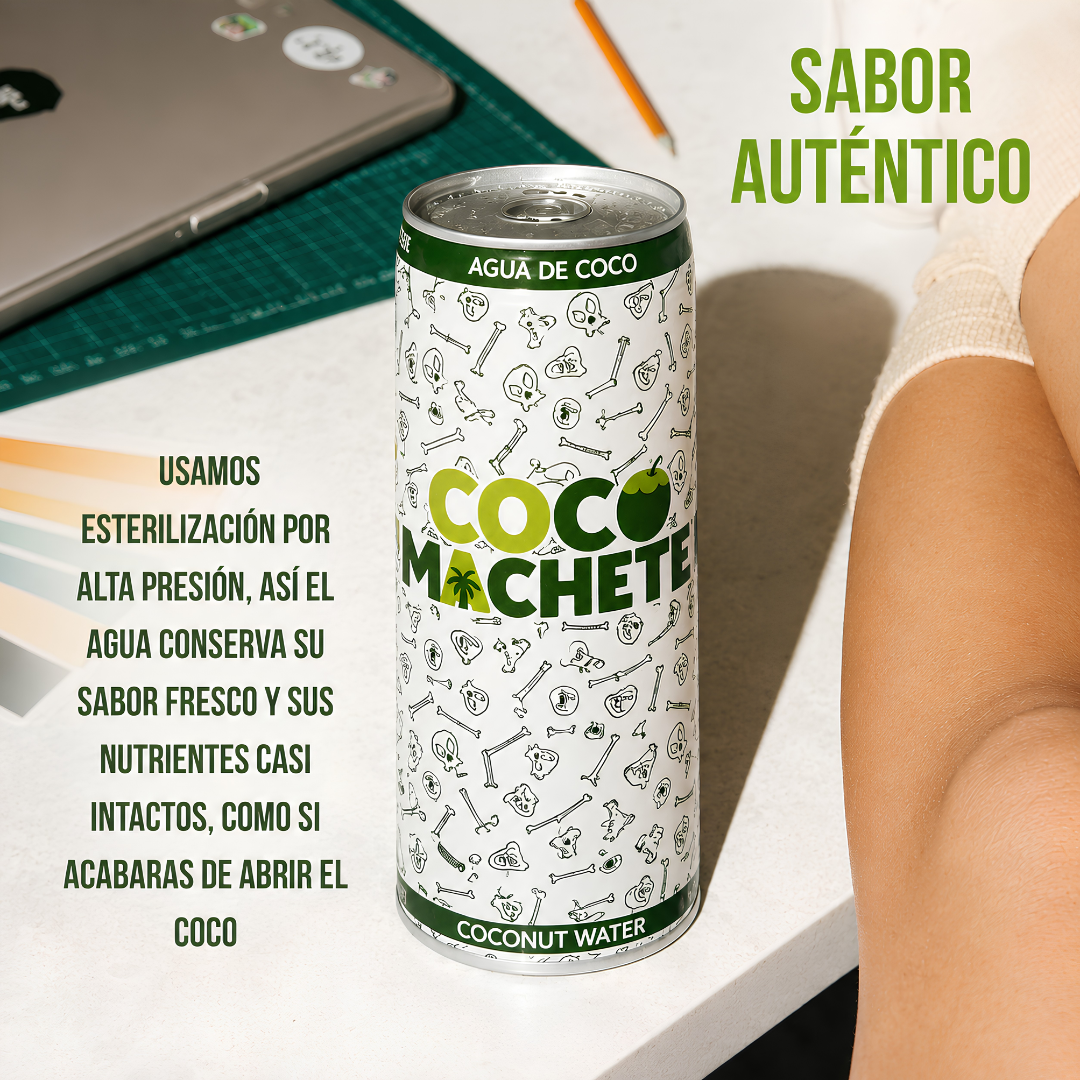 Agua De Coco Natural 100%, Pack 24 Latas X 310 Ml_3