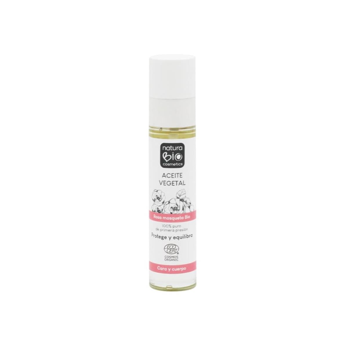 Óleo vegetal orgânico de rosa mosqueta 50 ml NaturaBIO