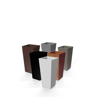 Macetero Melisa / 30x30x58 Cm. / Negro / Sin Luz_0
