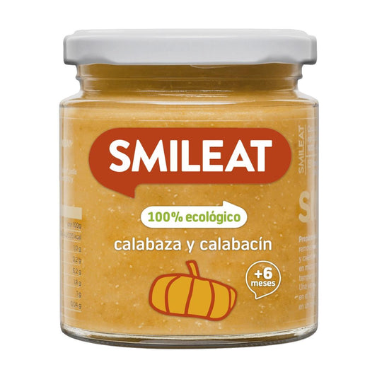 Smileat Abóbora e Courgette Biológicas Pote +6 Meses 230g