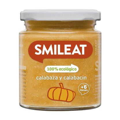 Smileat Abóbora e Courgette Biológicas Pote +6 Meses 230g