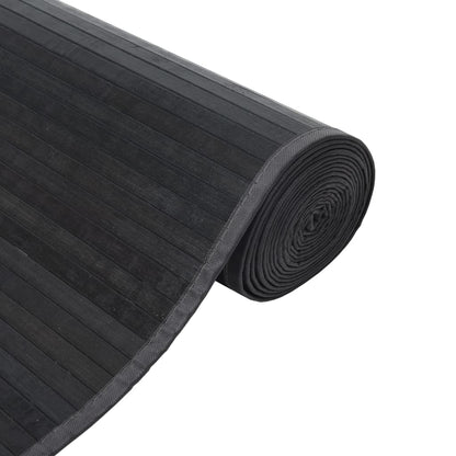 Alfombra Rectangular Bambú Gris 100x1000 Cm / Vetonek_4