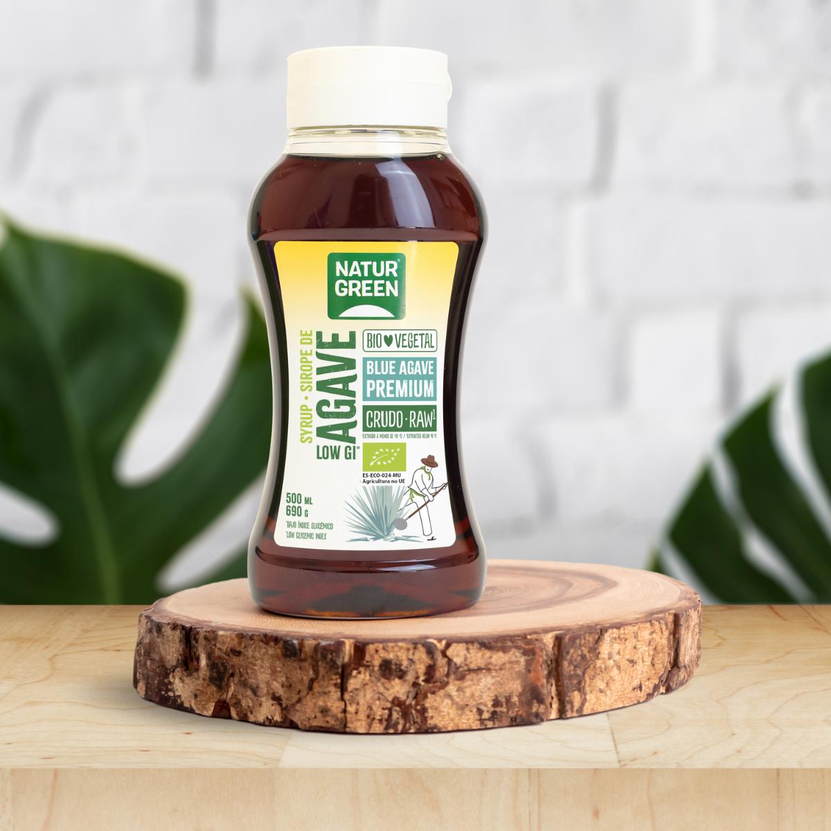 Xarope de Agave Crua Naturgreen, 500 ml