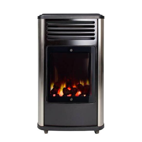 Fogão a gás portátil Manhattan metalizado Fireside 3,4 kW 