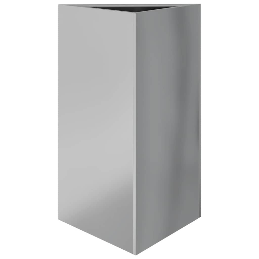 Jardineras Triangulares 2 Uds Acero Galvanizado 50x43x75 Cm_4
