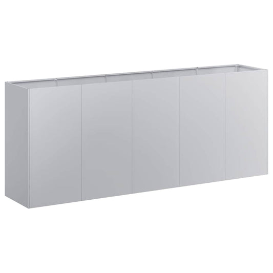 Jardinera 200x40x80 Cm De Acero Galvanizado_0