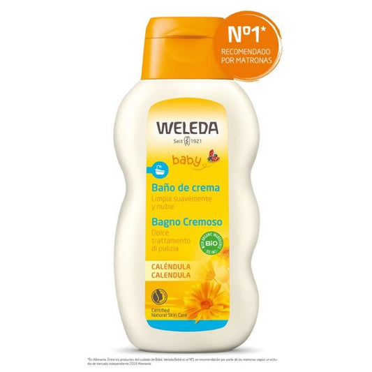 Creme de Banho para Bebé Weleda Calendula 200 ml