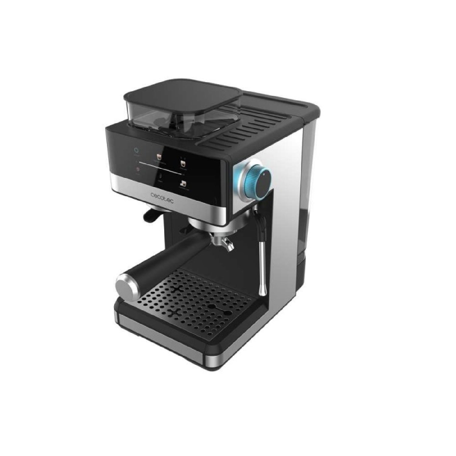 Cecotec Cafeteras Express Power Espresso 20 Grind. 1350w, 20 Bares, Café Con Vapor, 2 Tazas, Pantalla Táctil, Molinillo_2