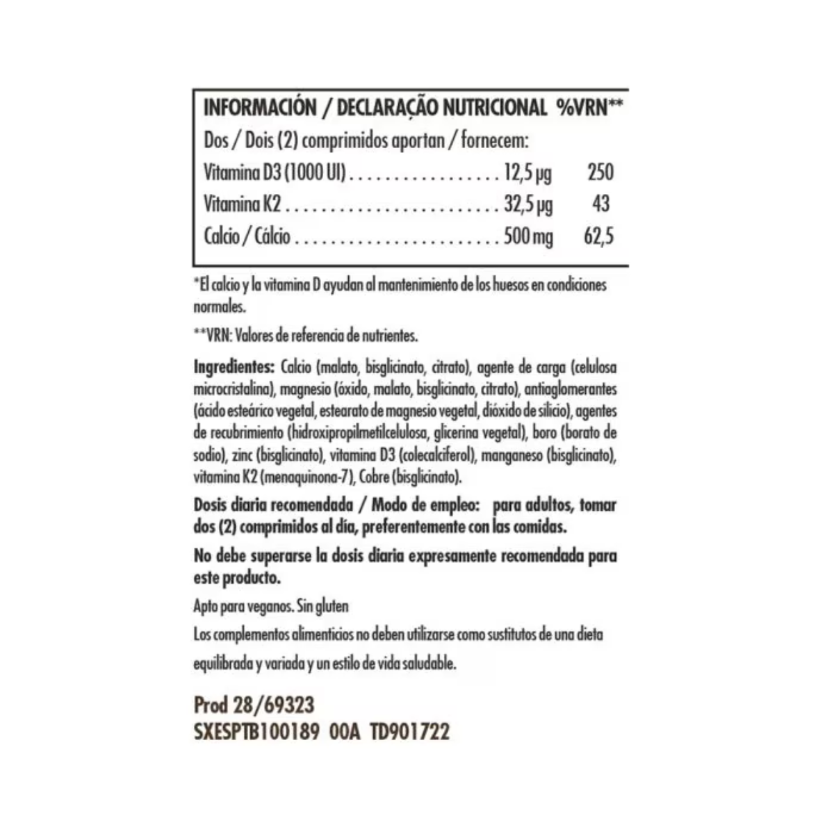 Solgar Ultimate Bone Support Articulações 120 comprimidos
