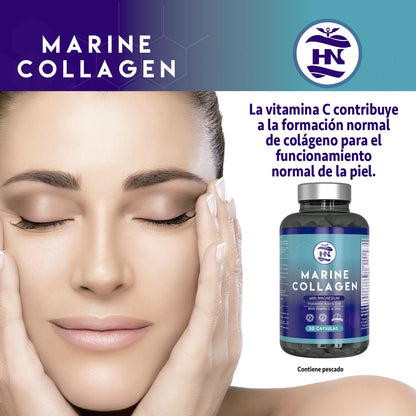 Pack 2 X Colágeno Marino Hidrolizado Con Ácido Hialurónico, Vitamina C, Q10, Zinc Y Magnesio - 2 X 50 Cápsulas_4