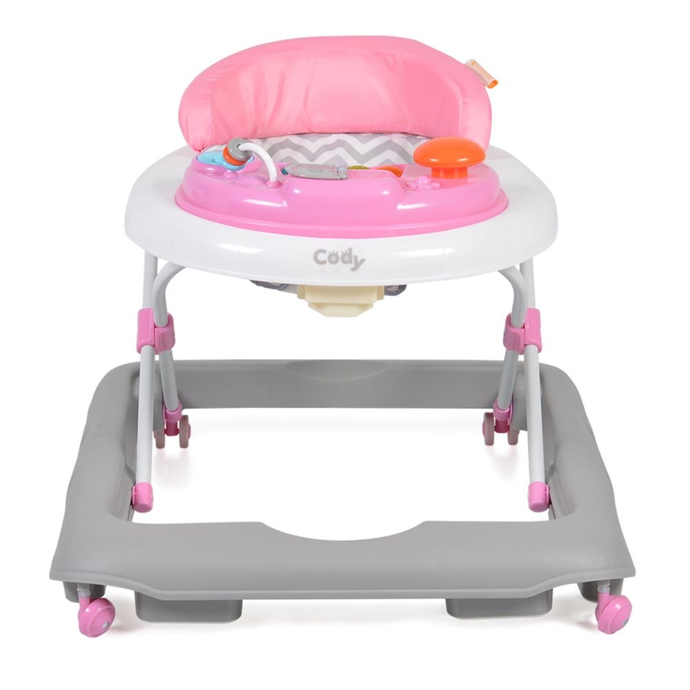 Andador Con Bandeja Musical Cody Pink_1