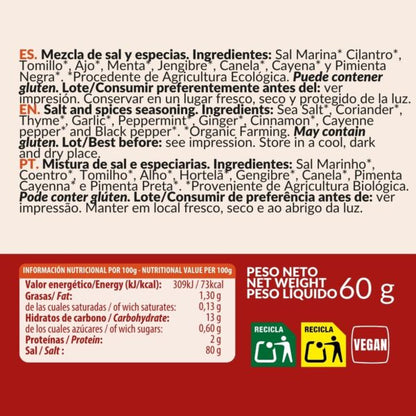 Sazonador Pangea ECO Artemis BIO 60g