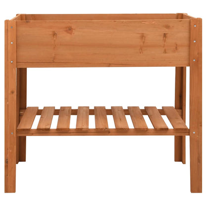 Jardinera De Madera De Abeto 88x43x80 Cm_0