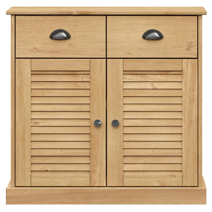 Aparador Con Cajones Vigo Madera Maciza Pino 78x40x75 Cm / Vetonek_0