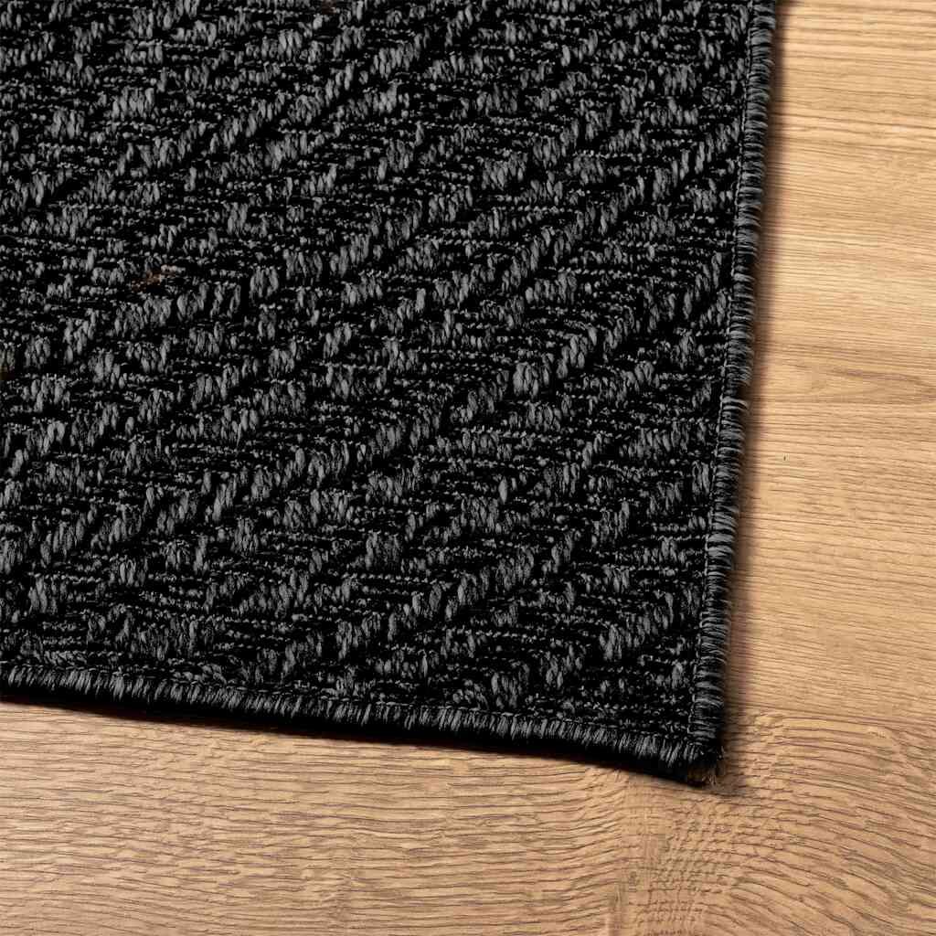 Vidaxl Alfombra Zizur Apariencia Yute Interior Exterior Antracita_4