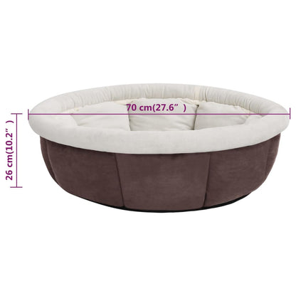 Vidaxl Cama Para Perros Marrón 70x70x26 Cm_2