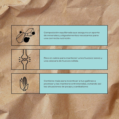 Bloque De Minerales Para Aves De Corral, Pickblock, Bloque De Picoteo Para Cuidar El Pico,  Oligoelementos,  Aprox. 6 Kg_2