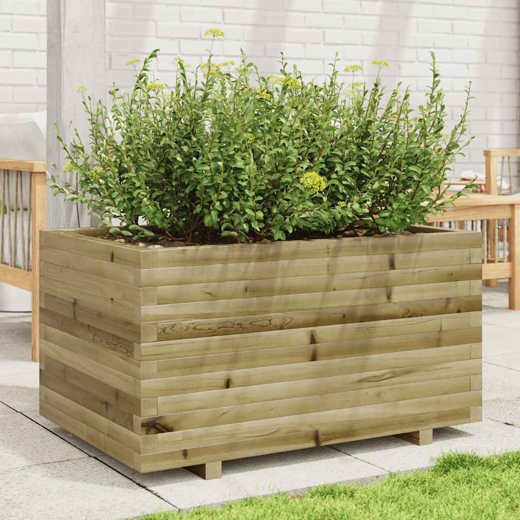 Jardinera Madera De Pino Impregnada 90x60x49,5 Cm_2