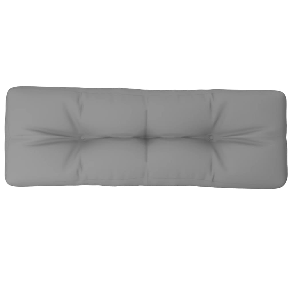 Vidaxl Cojín Para Sofá De Palets Tela Gris 120x40x12 Cm_3