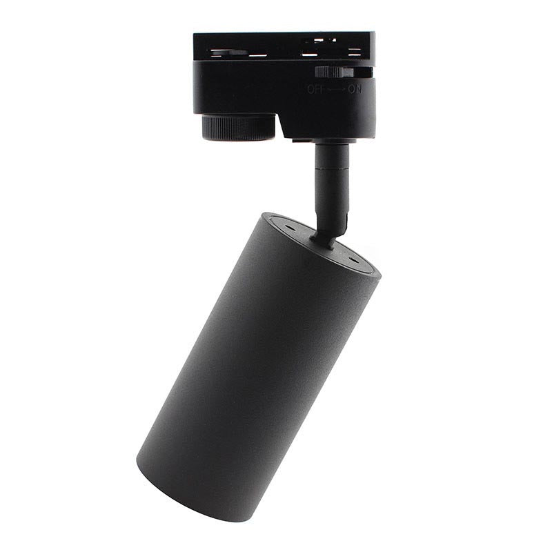 Foco Carril Monofásico Mini Cronolux Rail Led Negro 9w, Blanco Frío_2