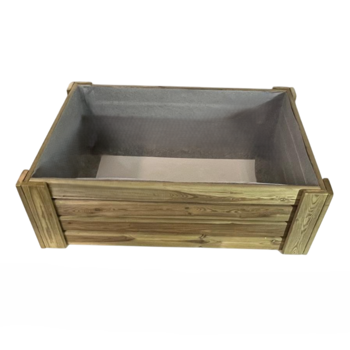 Cajón De Cultivo Natura. Altura De 40 Cm. Sin Base. Vidahuerto 120x100x40 Cm._0