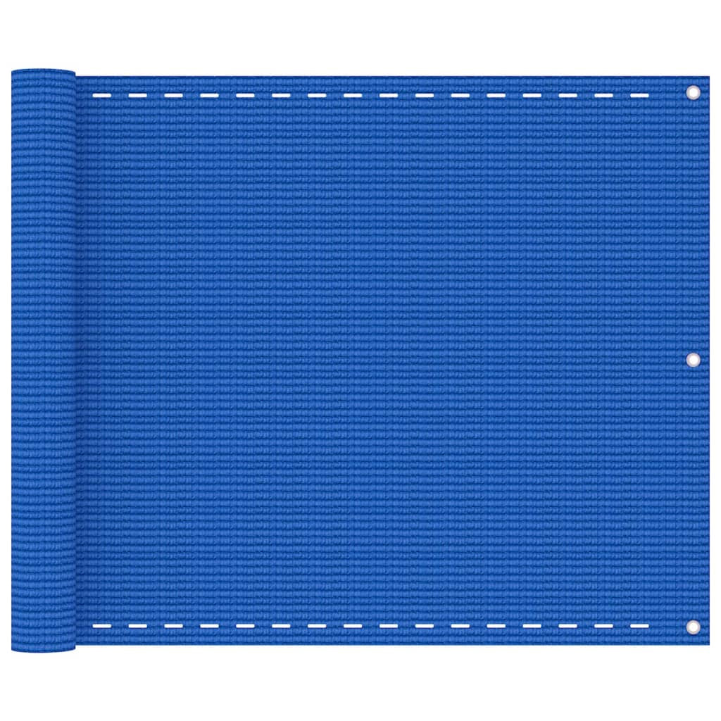 Vidaxl Toldo Para Balcón Hdpe Azul 75x500 Cm_0