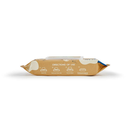 Toalhitas biodegradáveis ​​de bambu Ecoboom 60 unidades