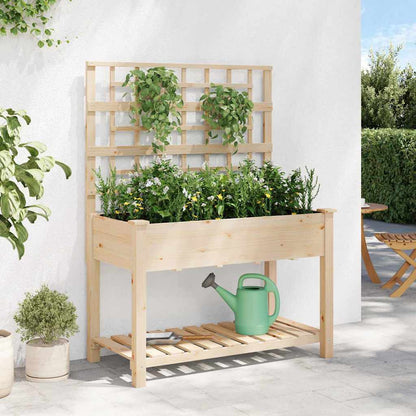 Macetero De Jardín Beige 115 X 60,5 X 153 Cm_3