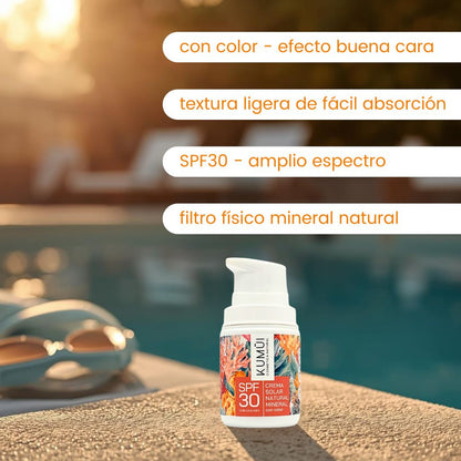 Crema Solar Natural Mineral Spf30 Con Color KUMUI 50ml_3