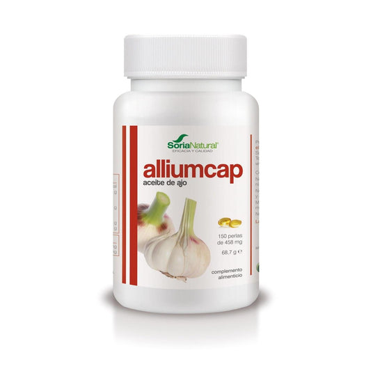 Óleo de alho Alliumcap Soria Natural, 150 pérolas