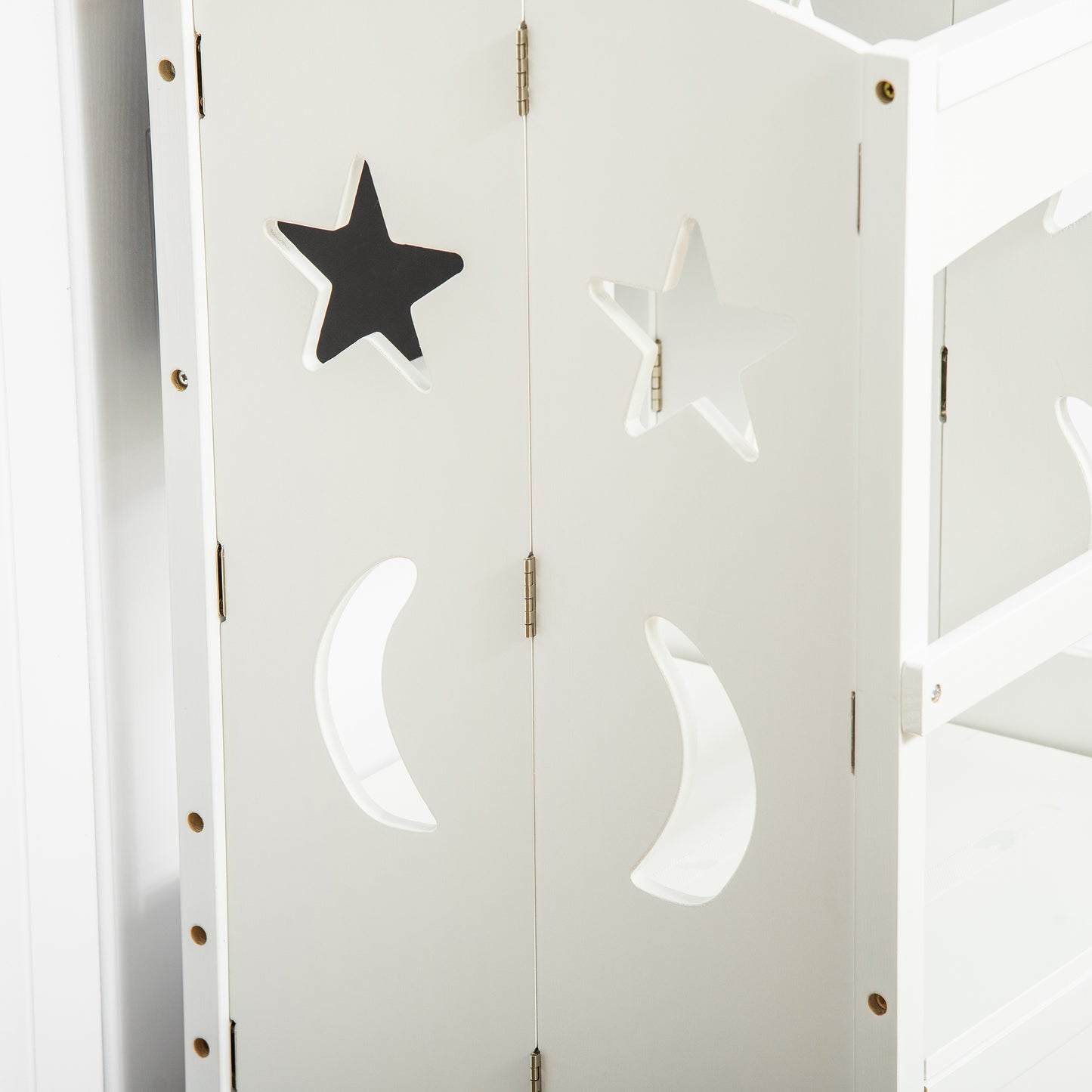 Homcom Torre De Aprendizaje Para Niños 3-6 Años Plegable Pizarra 56,5x56,5x94cm_4