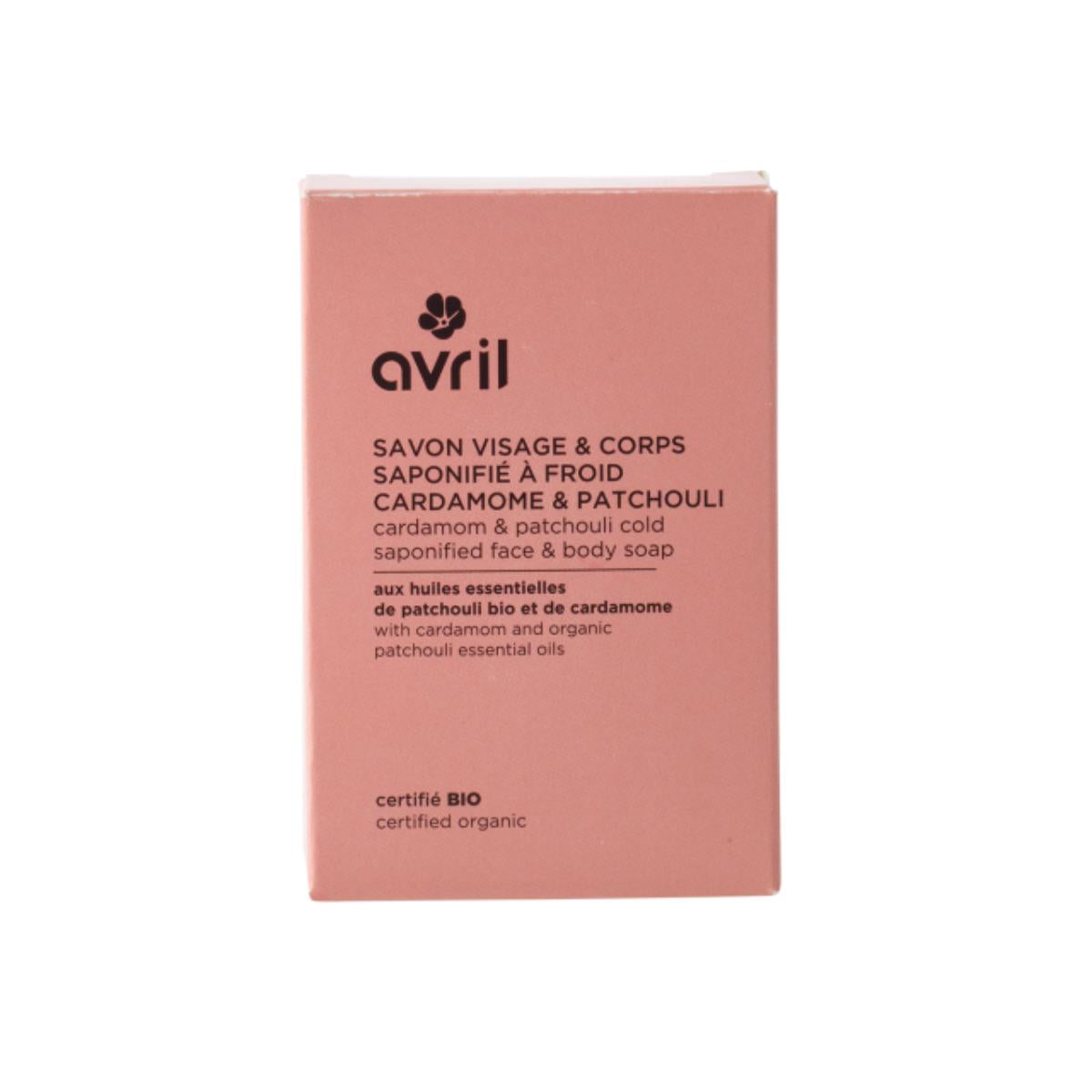 Sabonete Facial e Corporal Avril Cold Process Cardamomo e Patchouli 100g