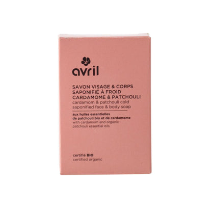 Sabonete Facial e Corporal Avril Cold Process Cardamomo e Patchouli 100g