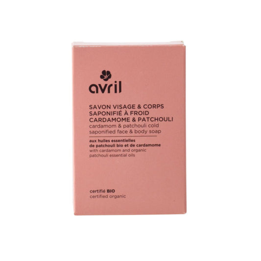 Sabonete Facial e Corporal Avril Cold Process Cardamomo e Patchouli 100g