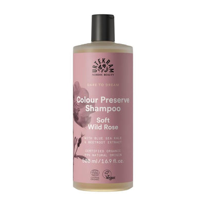 Urtekram Soft Wild Rose Color Shampoo, 500 ml