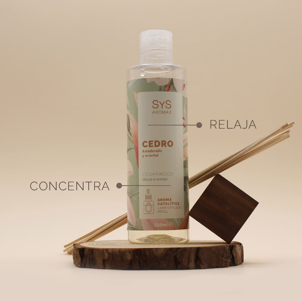 Aroma Lámpara Catalítica Cedro 250 ml | Fragancia Amaderada y Elegante | Eliminación de Olores | Ambiente Duradero_4