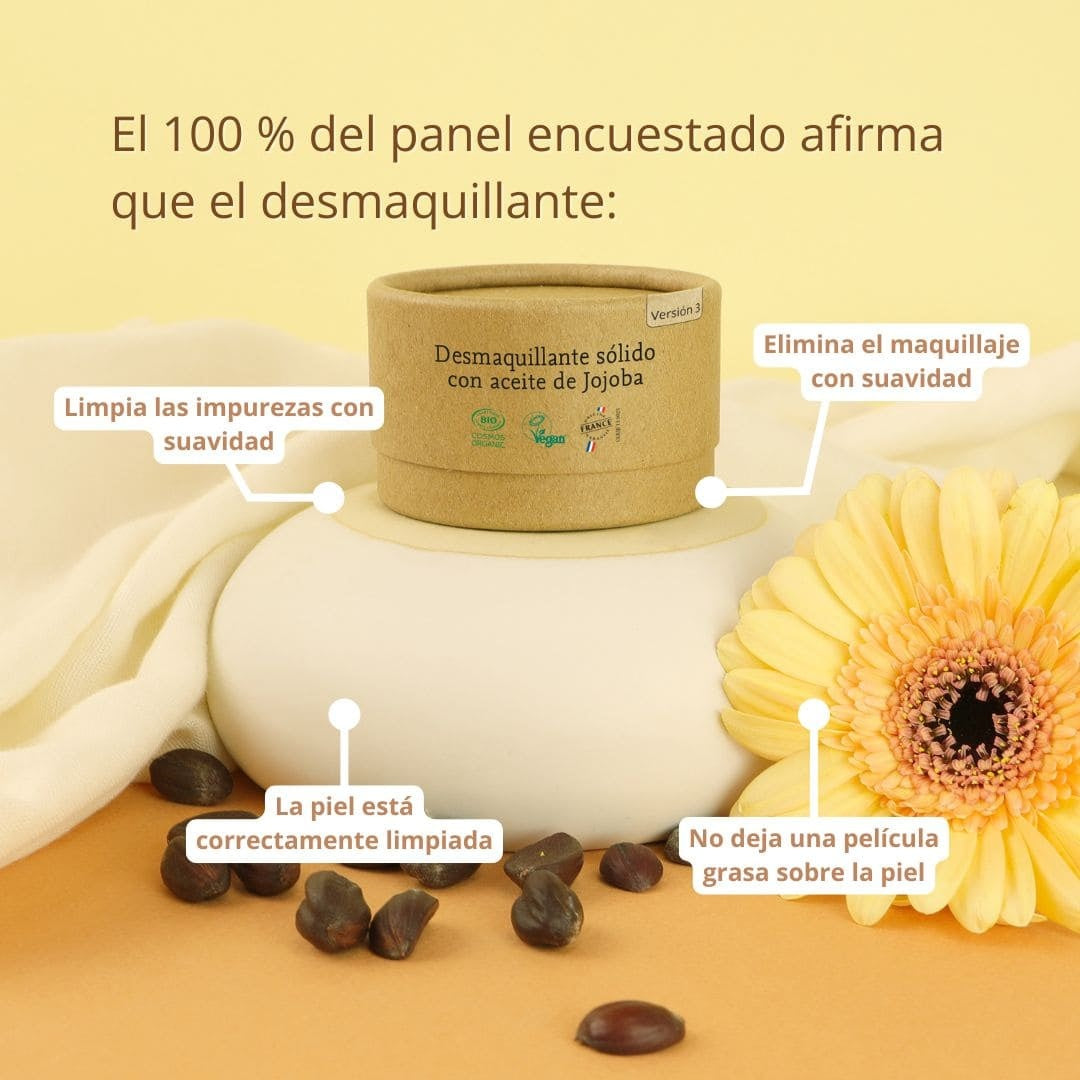Desmaquillante sólido con aceite de jojoba Comme Avant 40 g