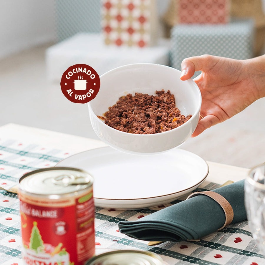 Wild Balance Christmas Recipe BARF Veado e Coelho Lata para Cães 400g